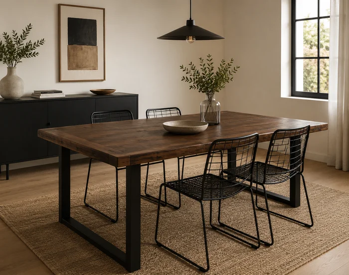 Mesa comedor de madera IBIZA - Mesas de living, Uruguay | Simple Deco