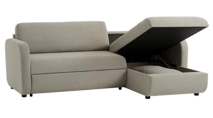 Sofá cama chaise longue MOMMARK beige en Beige - Sillones y sofás, Uruguay | JYSK