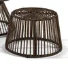 PUFF EN RATTAN SINTETICO 2162CF DIAM.43X33H CM - Muebles para el exterior, Uruguay | Vinibel, vista 1 de 2