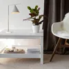 Lámpara de Mesa Stella Base de Mármol Blanca en Amarillo - Lámparas de mesa, Uruguay | Serlux, vista 2 de 7