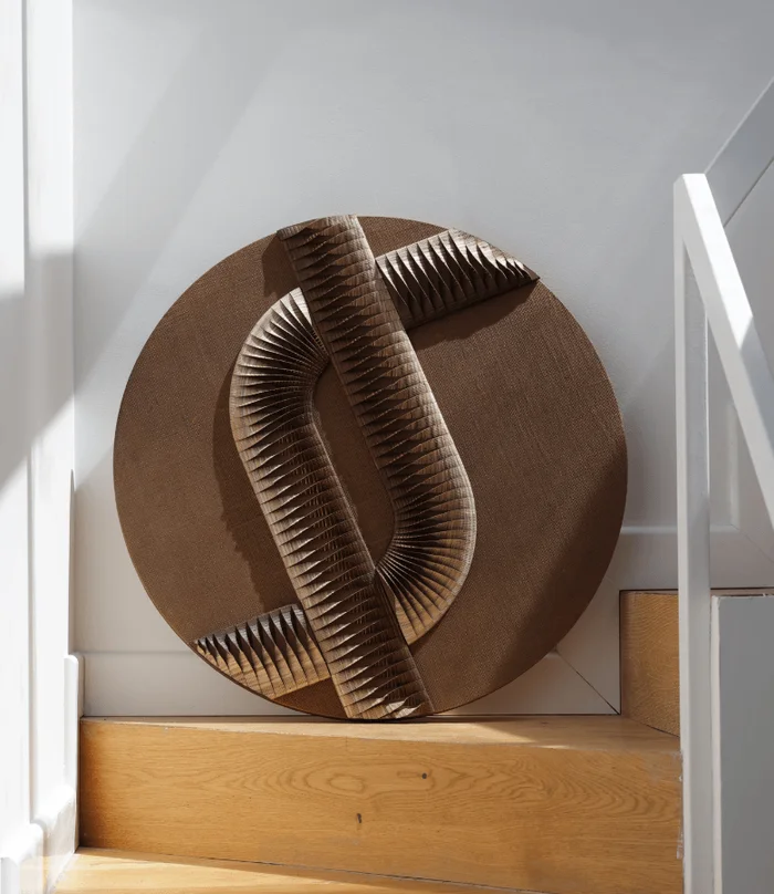 CUADRO ARTE REDONDO en Madera natural - Espejos, Uruguay | Masinfinito Casa, vista 2