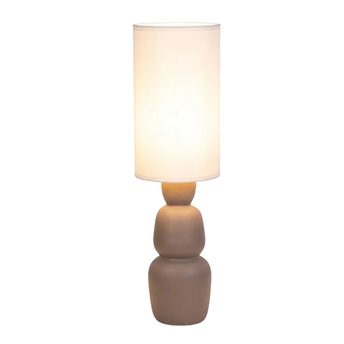 Lámpara De Pie Ceramica Marron At25071 en Beige - Lámparas de mesa, Uruguay | Divino, vista 2