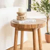 MESA AUXILIAR IRREGULAR TRONCO - OLMO en Madera natural - Mesas de luz, Uruguay | La Iberica, vista 1 de 14