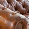 SILLON CHESTERFIELD - CUERO ITALIANO - XL en Marrón - Sillones y sofás, Uruguay | La Iberica, vista 27 de 41