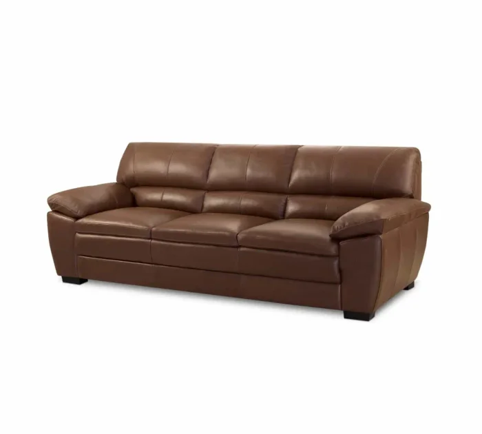 Sillón %100 Cuero - 3 Cuerpos - Premium - en Marrón - Sillones y sofás, Uruguay | Nario Hogar, vista 2
