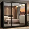 Ropero Placard Matrimonial Monaco 170CM con 3 Espejos 3 Puertas Corred - Roperos y placares, Uruguay | Balton, vista 4 de 14