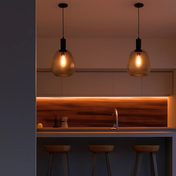 Luminaria Colgante Pireo Small Negra ø 23 cm en Negro - Lámparas colgantes, Uruguay | Serlux, vista 4