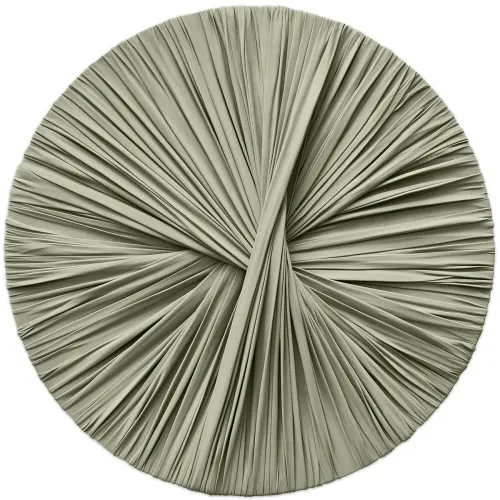 CIRCULO CON ONDAS TEXTURED CANVAS VERDE PASTEL en Verde - Decoración de pared, Uruguay | Champagne Home