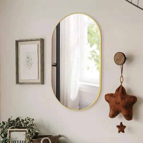 Espejo Ovalado - Dormitorio, Uruguay | Casa Ernesta