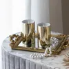 VELAS LED ALTAS 2PCS C/TIMER 7.5x7.5x15CM DORADO en Dorado - Velas y Portavelas, Uruguay | Koz, vista 4 de 4