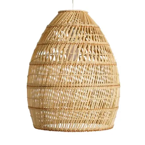 Pantalla de techo de rattan Emma - Lámparas colgantes, Uruguay | Decoramuss