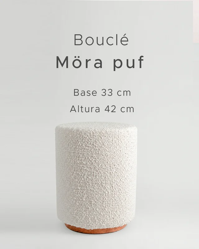 Puf Möra en Blanco - Butacas, banquetas y puffs, Uruguay | SAMÖ, vista 3