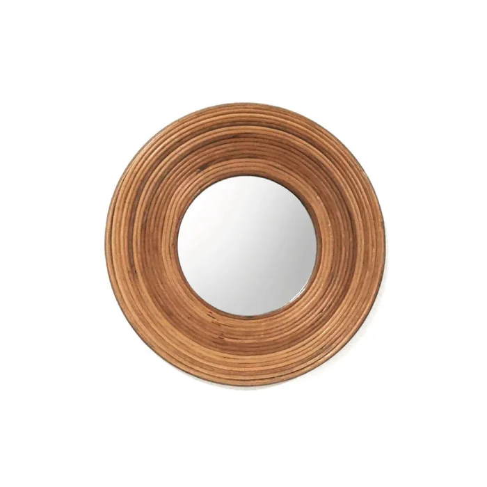 ESPEJO MIMBRE D40CM NATURAL en Madera natural - Espejos, Uruguay | Koz