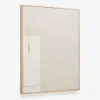 Cuadro abstracto de Salin con raya vertical de lino beige 80 x 100 cm en Beige - Decoración de pared, Uruguay | Kavehome, vista 1 de 4