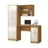 Escritorio Mesa De Estudio Pc Con Estantes Moderno en FREIJO/OFF WHITE - Escritorios y sillas de escritorio, Uruguay | Soy Hogar, vista 3 de 8