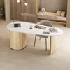 Escritorio Mdf-tamburato Marron Maelle en Blanco - Escritorios y sillas de escritorio, Uruguay | Divino, vista 6 de 7