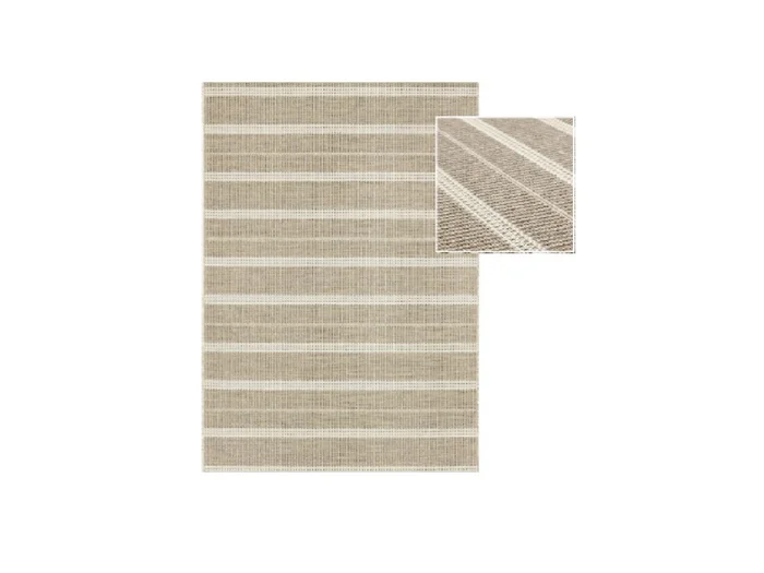 Alfombra INDY Líneas Crema -Beige en Beige - Alfombras, Uruguay | Finkel