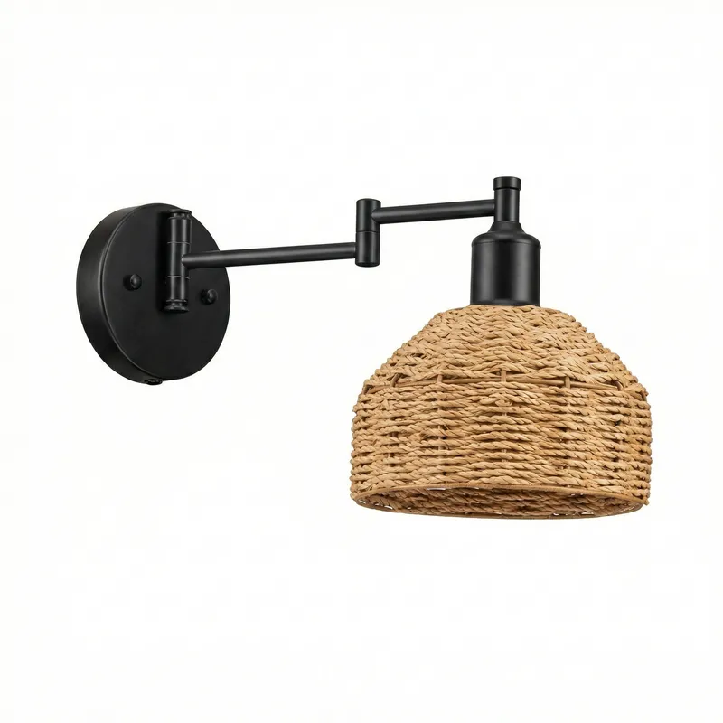 Aplique de Pared Braid Swing en Madera natural - Iluminación, Uruguay | La Perla