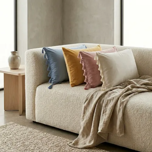 Almohadón Velvet Rectangular - Textiles, Uruguay | Indrana