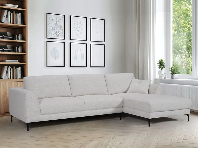 Sofa con Chaise ASPEN Natural en Blanco - Sillones y sofás, Uruguay | Finkel, vista 3