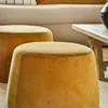 PUFF MILANO - TERCIOPELO ORO en Mostaza - Butacas, banquetas y puffs, Uruguay | La Iberica, vista 3 de 6