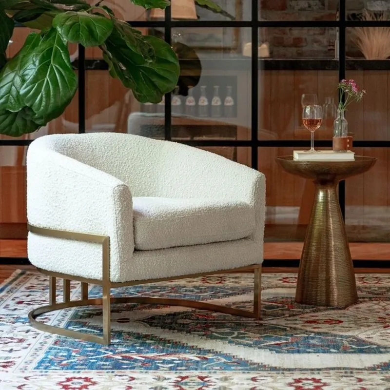POLTRONA DREAM ON Blanco en Blanco - Butacas, banquetas y puffs, Uruguay | Viasono