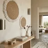 Individual / Aplique Alelí Blanco y Natural en Blanco - Decoración de pared, Uruguay | Indrana, vista 6 de 8