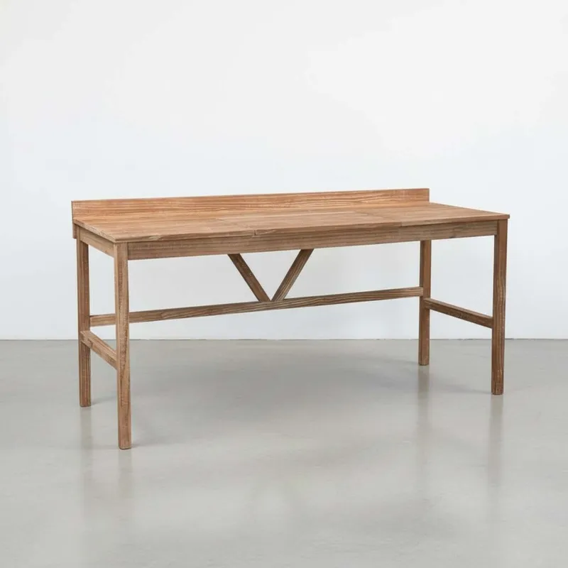 Montauk Madera-y-metal Natural-beige Escritorio en Madera natural - Escritorios, Uruguay | Divino