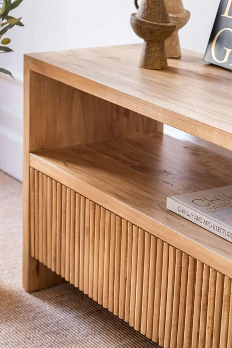 RACK STUDIO NATURAL- 1.40 MTS en Madera natural - Muebles para TV, Uruguay | La Iberica, vista 5
