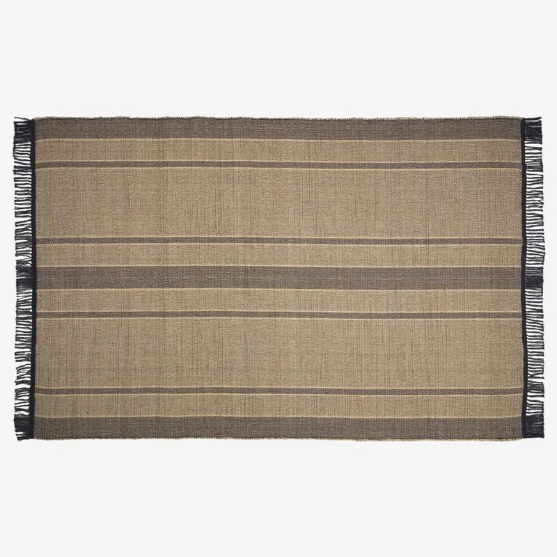 Alfombra Brunilda - negro y marrón 200 x 300 cm en Marrón, Negro - Textiles, Uruguay | Kavehome