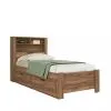 Cama 1 Plaza Con 2 Cajones Y Estanteria Jatoba en Jatoba - Sillones y sofás, Uruguay | Soy Hogar, vista 3 de 6