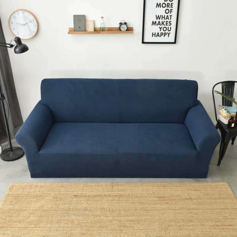 Funda sillón 3 cuerpos lisa - azul en Azul - Textiles, Uruguay | Buho Store, vista 3