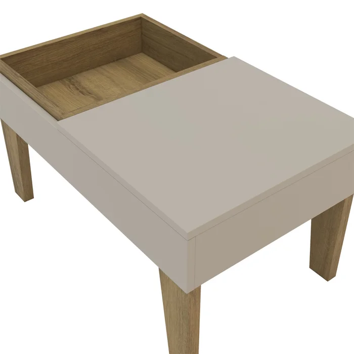 Mesa De Centro Con Cajon 100% Mdp en ARENA/MIEL - Mesas de living, Uruguay | Soy Hogar, vista 4