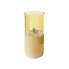 PORTAVELA DE VIDRIO CON VELA LED A PILA 8X8X18CM - Velas y Portavelas, Uruguay | Decohogar, vista 2 de 4