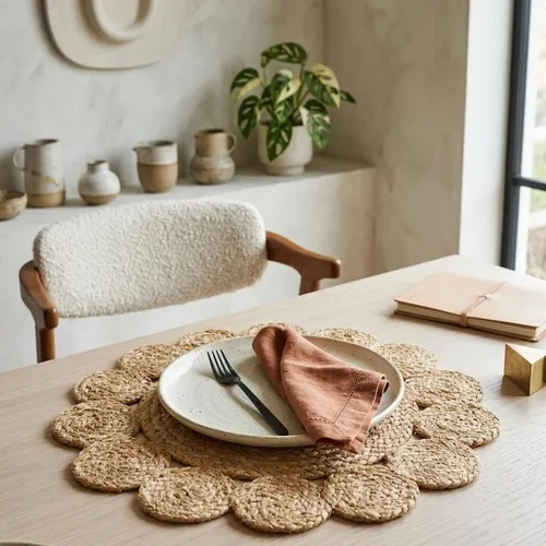 Individual Margarita en Madera natural - Decoración de pared, Uruguay | Indrana