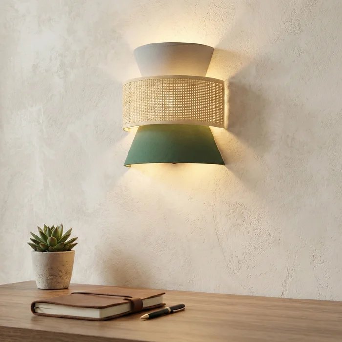 Aplique Chroma Trio Wall – Green & Sand en Multicolor - Iluminación, Uruguay | La Perla, vista 4