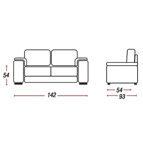 CÓRDOBA 2 CUERPOS en Marrón - Sillones y sofás, Uruguay | Palermo Casa Deco, vista 2