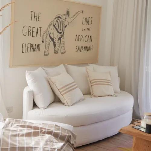 Sofá con funda Melon en Blanco - Sillones y sofás, Uruguay | Pieza Clave