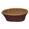 CESTO OVAL RATTAN PLAST23X16.5X7CM MARRON en Marrón - Canastos, Uruguay | Decohogar, vista 2 de 2
