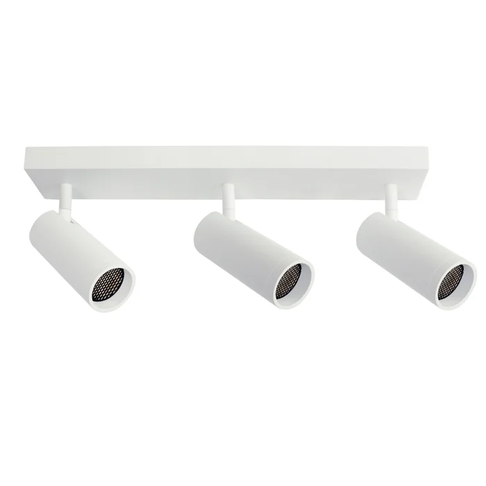 Luminaria de Adosar Long Leticia Triple Orientable Blanca en Blanco - Lámparas colgantes, Uruguay | Serlux