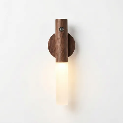 Aplique de Pared Sense Wood en Marrón - Iluminación, Uruguay | La Perla