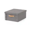 CAJA ORGANIZADOR C/ASA 26.5X31.5X14.5CM EXT TELA GRIS en Gris - Canastos, Uruguay | Decohogar, vista 1 de 4