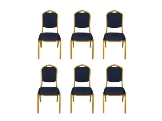 Combo x 6 sillas de hotel en Azul - Sillas de escritorio, Uruguay | Quesal, vista 18