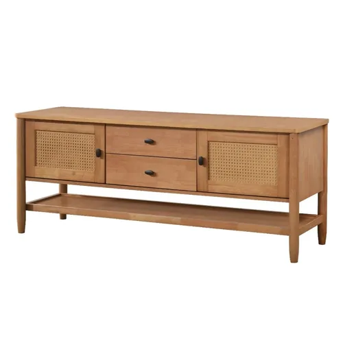 Rack Toulouse 150cm - Madera Natural de Gomero - Muebles para TV, Uruguay | Berna home