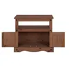 RACK MESA TV MEXICANO 2 PUERTAS CS-243 en Marrón - Muebles para TV, Uruguay | Igoa, vista 2 de 2