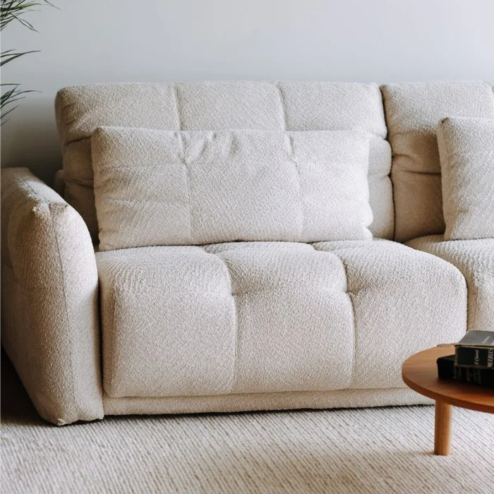 Sofá Quilted en Blanco - Sillones y sofás, Uruguay | Fábrica Italiana, vista 4