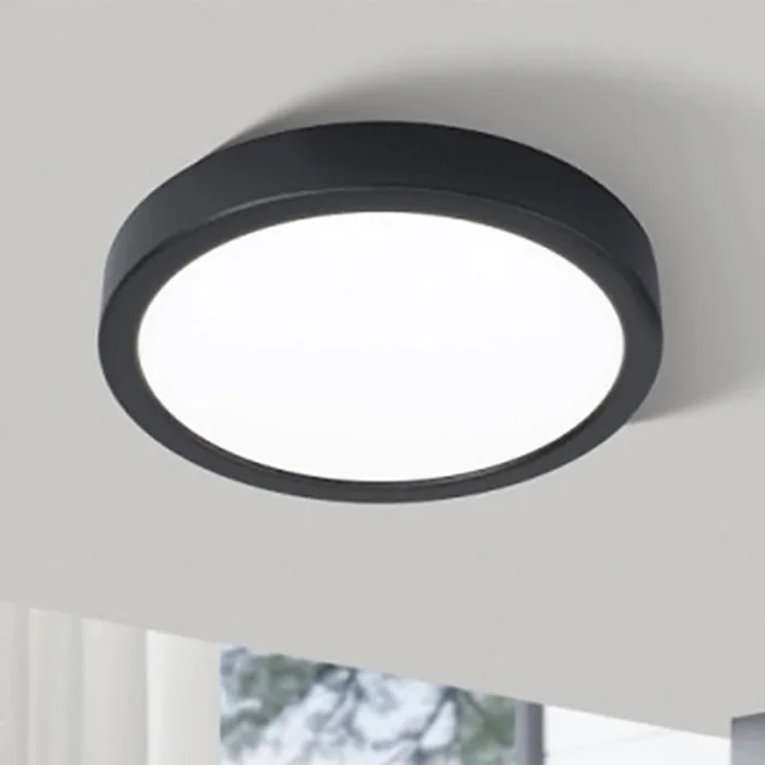 Plafon negro 18w redondo cálido en Negro - Lámparas colgantes, Uruguay | Alta Gracia Deco, vista 2