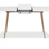 Mesa VILNA Extensible Blanca en Mesa VILNA Extensible Blanca - Mesas de comedor, Uruguay | Finkel, vista 3 de 4