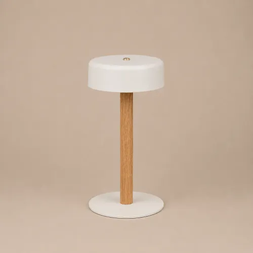 LÁMPARA MESA SKIVE en Blanco - Lámparas de mesa, Uruguay | HomeTouch