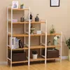 ESTANTERIA 4 TABLAS 32X32X108 CM BAMBOO CON BLANCO en Multicolor - Bibliotecas, Uruguay | Koz, vista 3 de 4